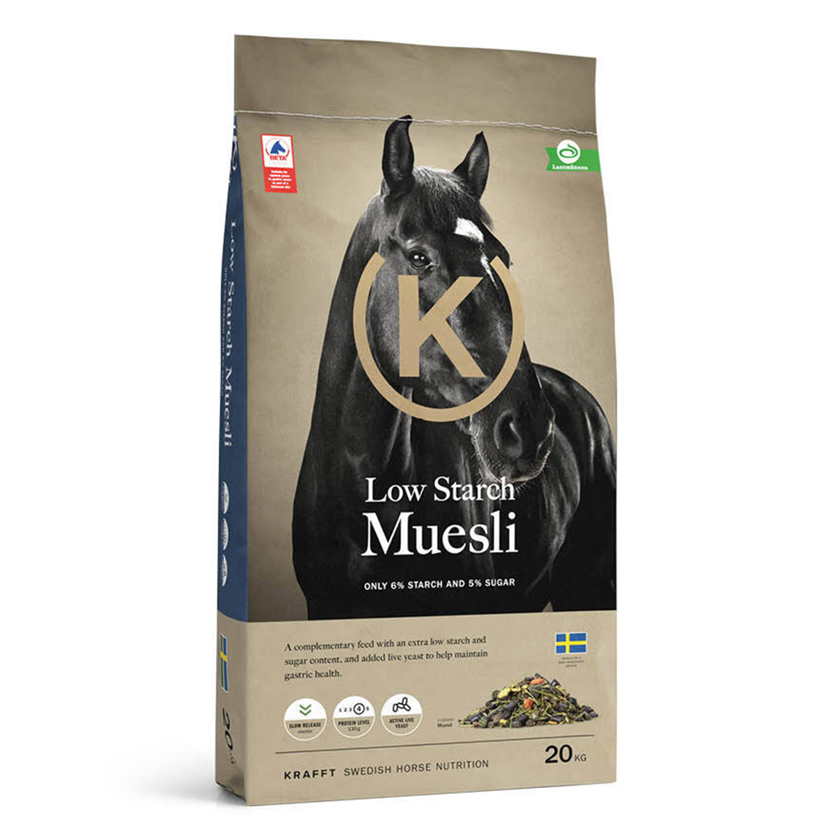 Krafft low starch muesli 20kg