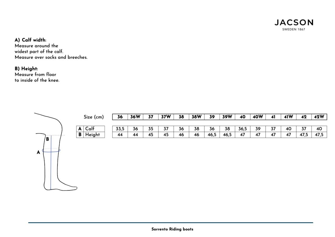 Ridstövel Sorrento Konjak