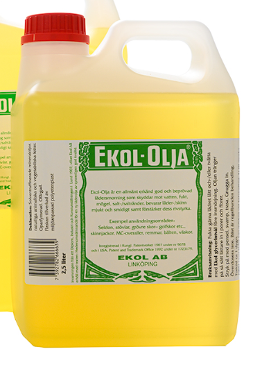 Lærolje fargeløs EKOL, 2,5 l