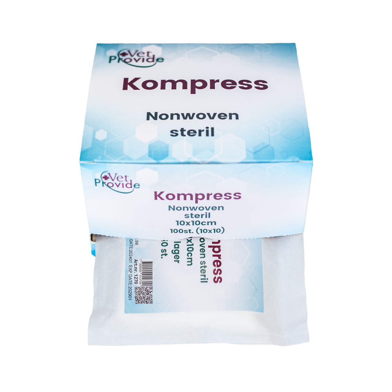 Kompress Nonwoven steril 100-pack 10x10 cm