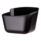 Foderkrubba med spillkant