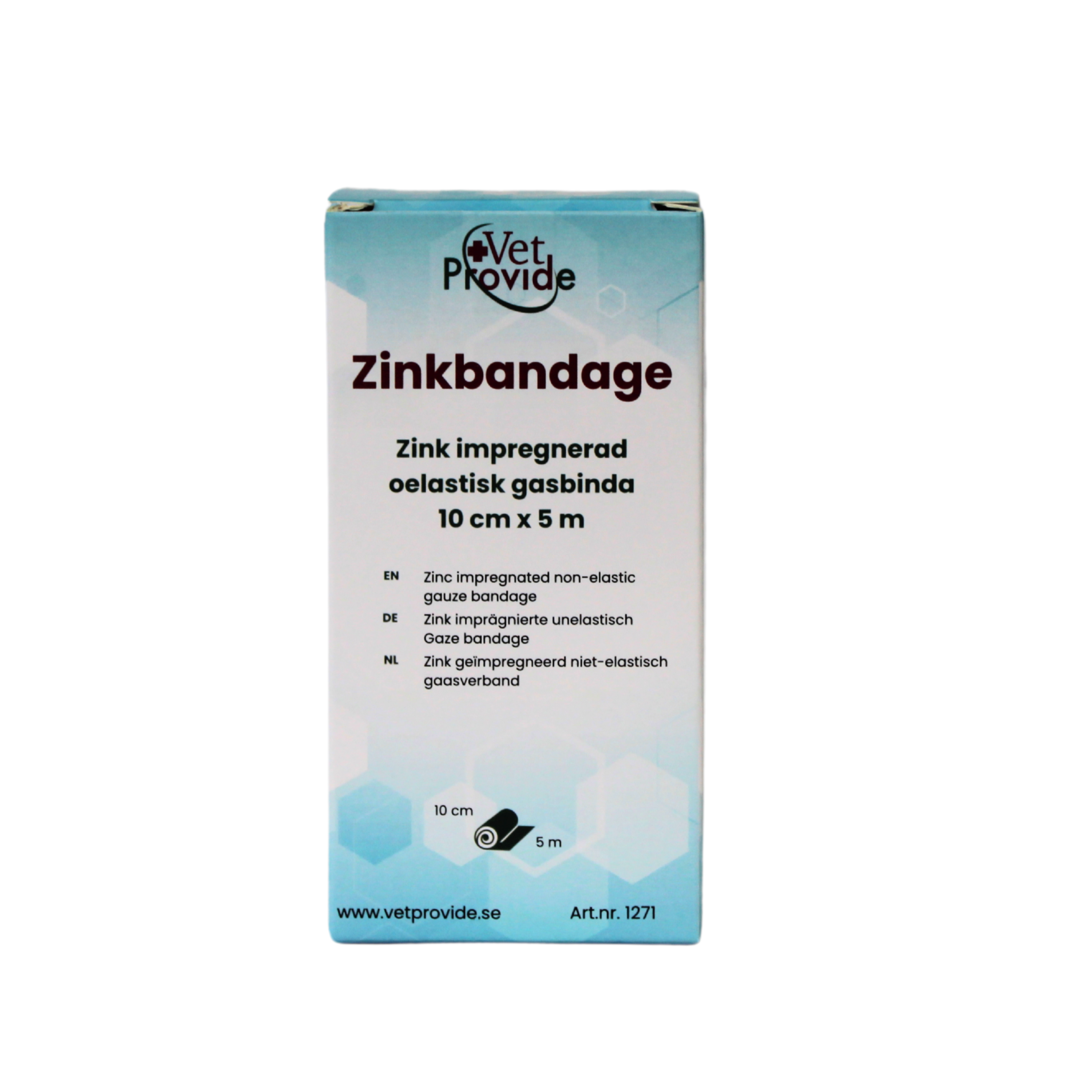 Zink bandage oelastisk 10cmx5m