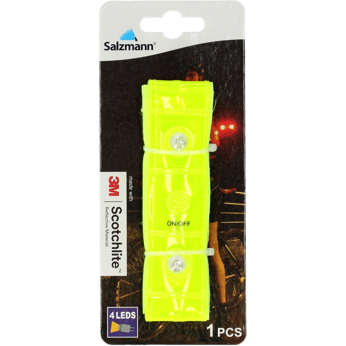 Reflexband 4 lysdioder gul