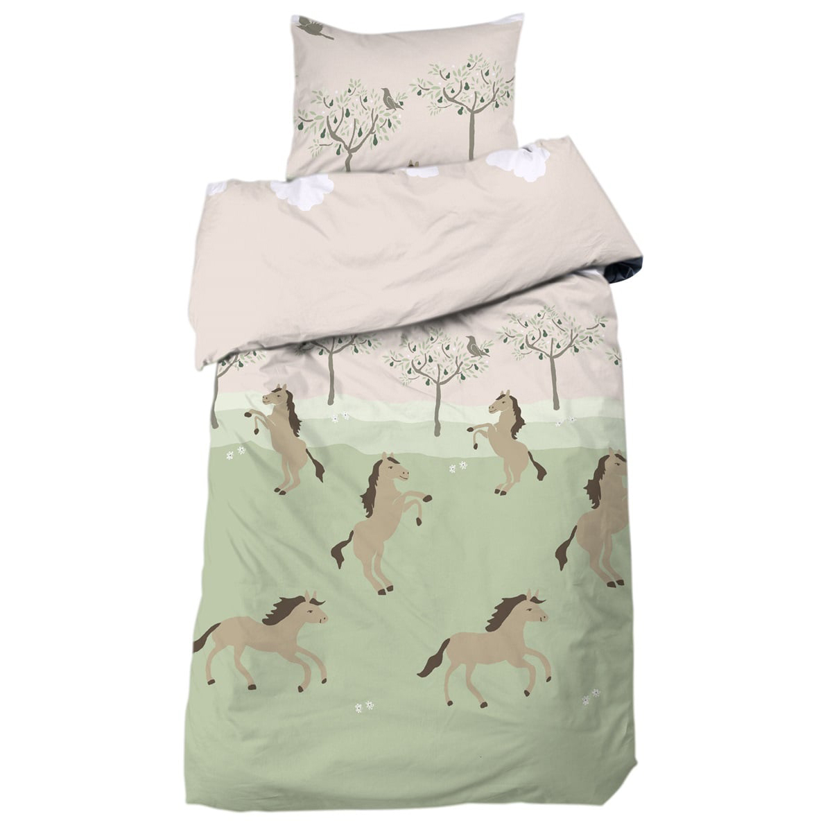 Påslakan Hästmotiv