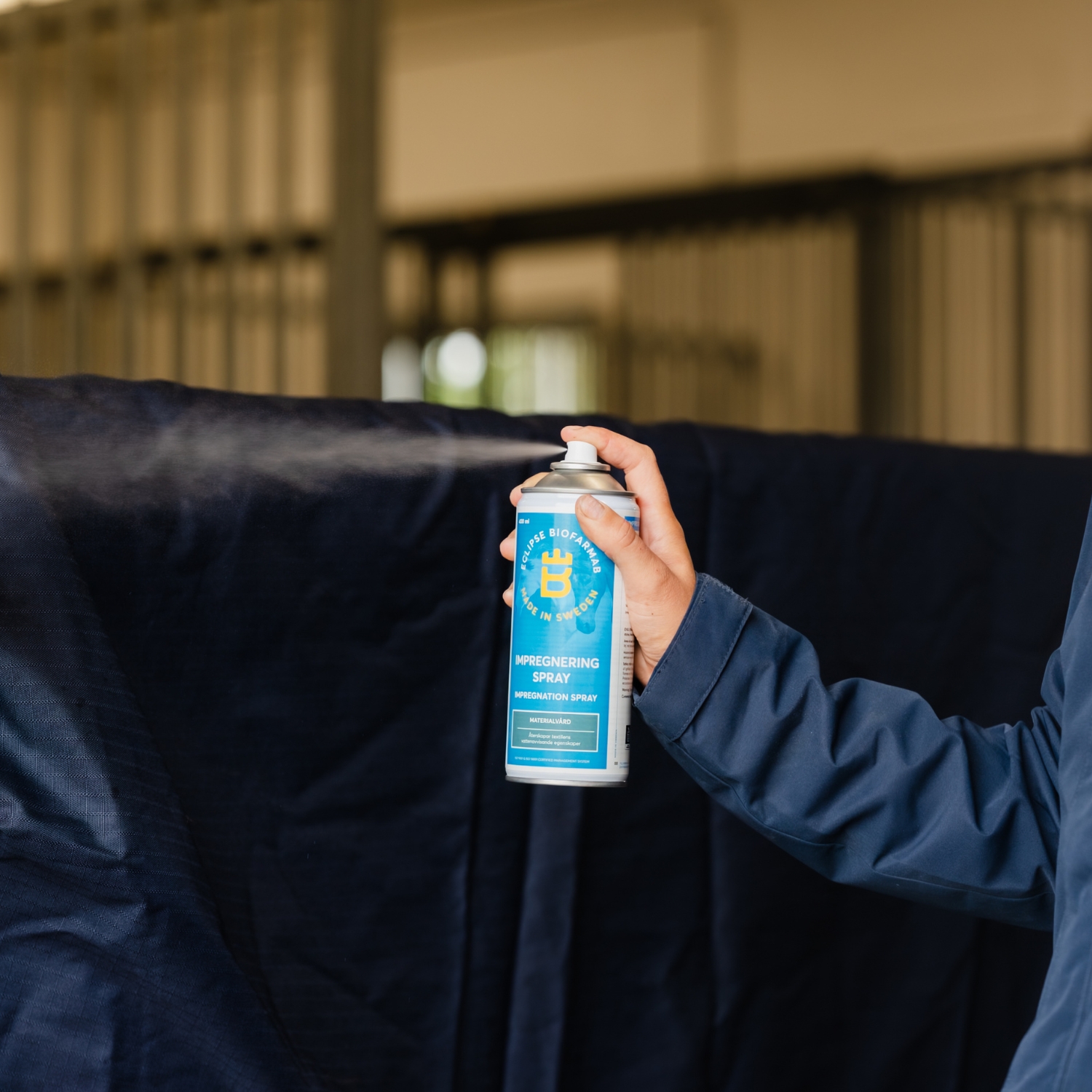 Impregneringsspray for Hestedekken