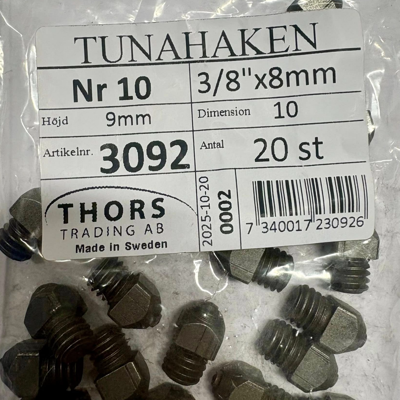 Isbrodd nr. 10 20-pack