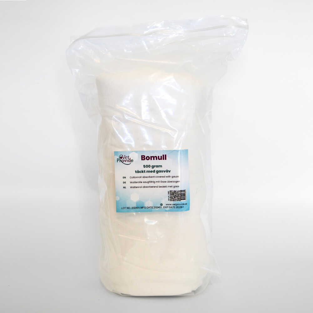 Bomull med gasbind