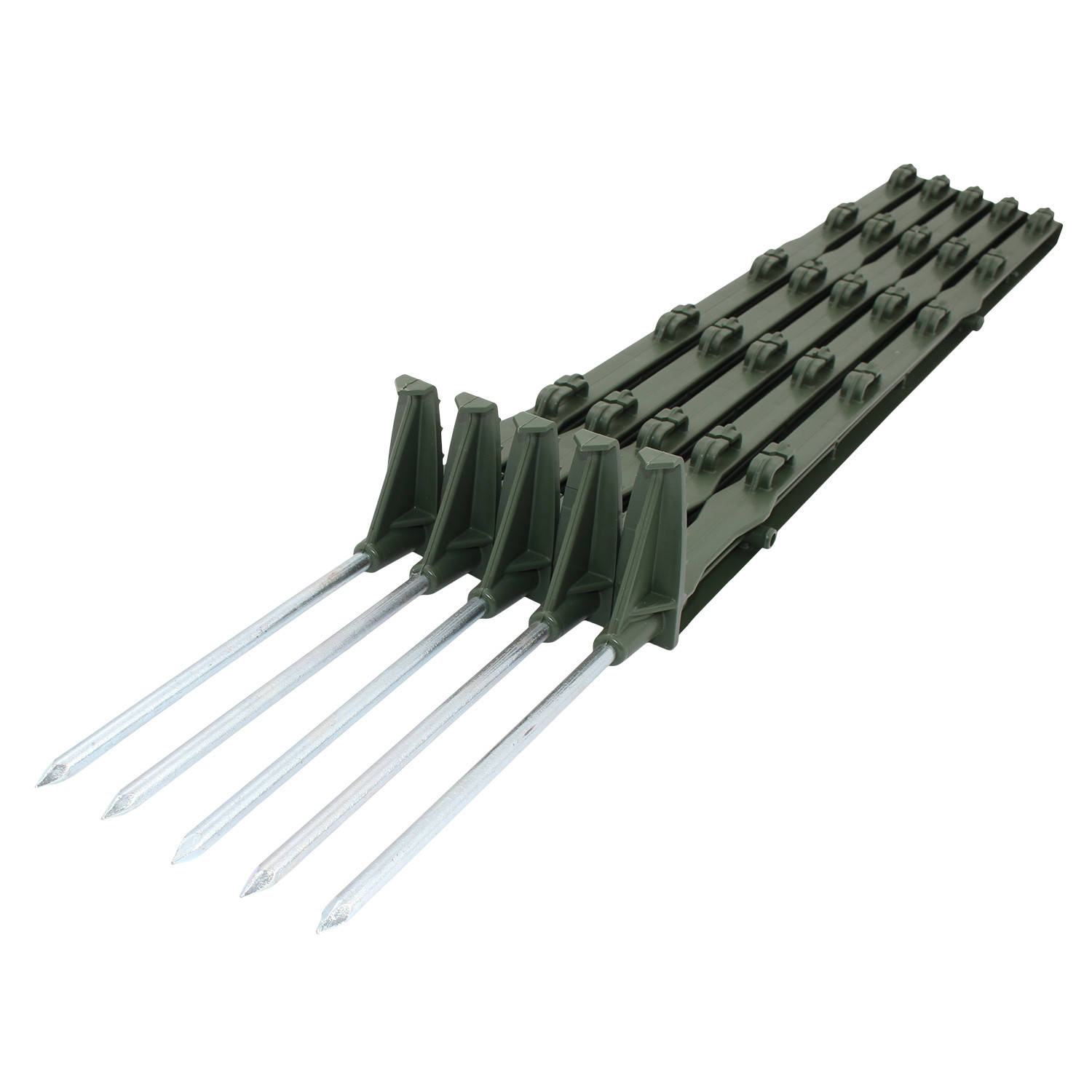 Plaststolpe 70 cm 5-pack grön