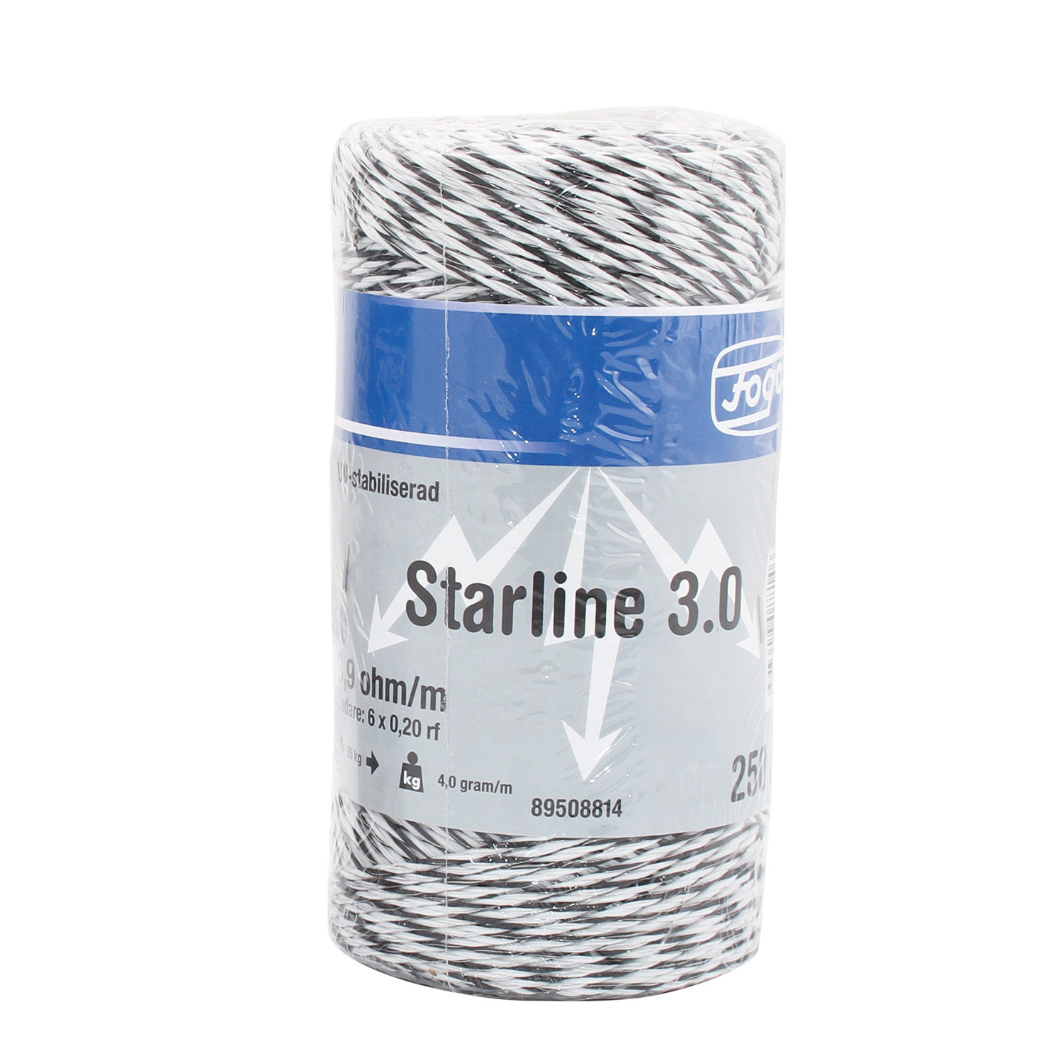 Elektrisk tråd Starline 3,0 SV Hvit (814)