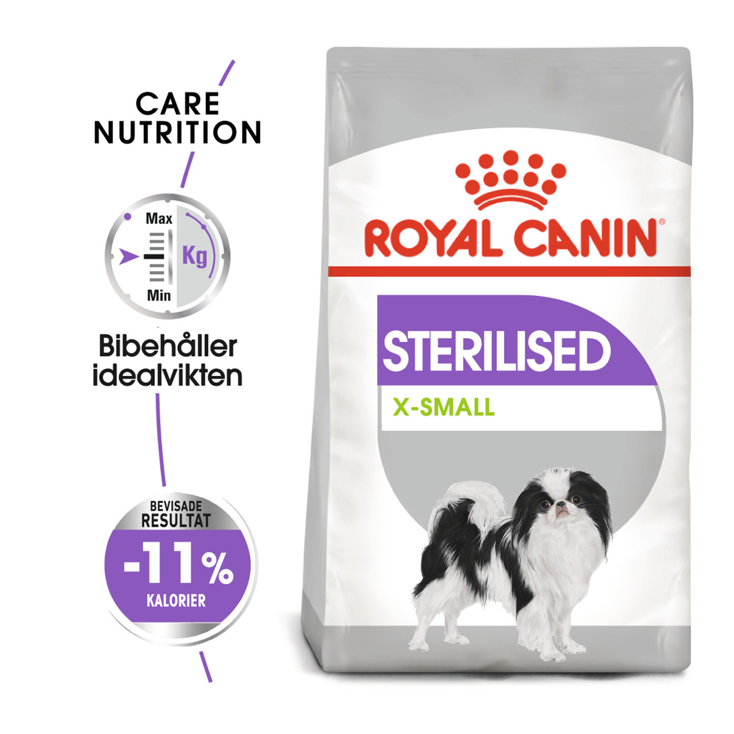 X-small sterilised royal canin 500 g