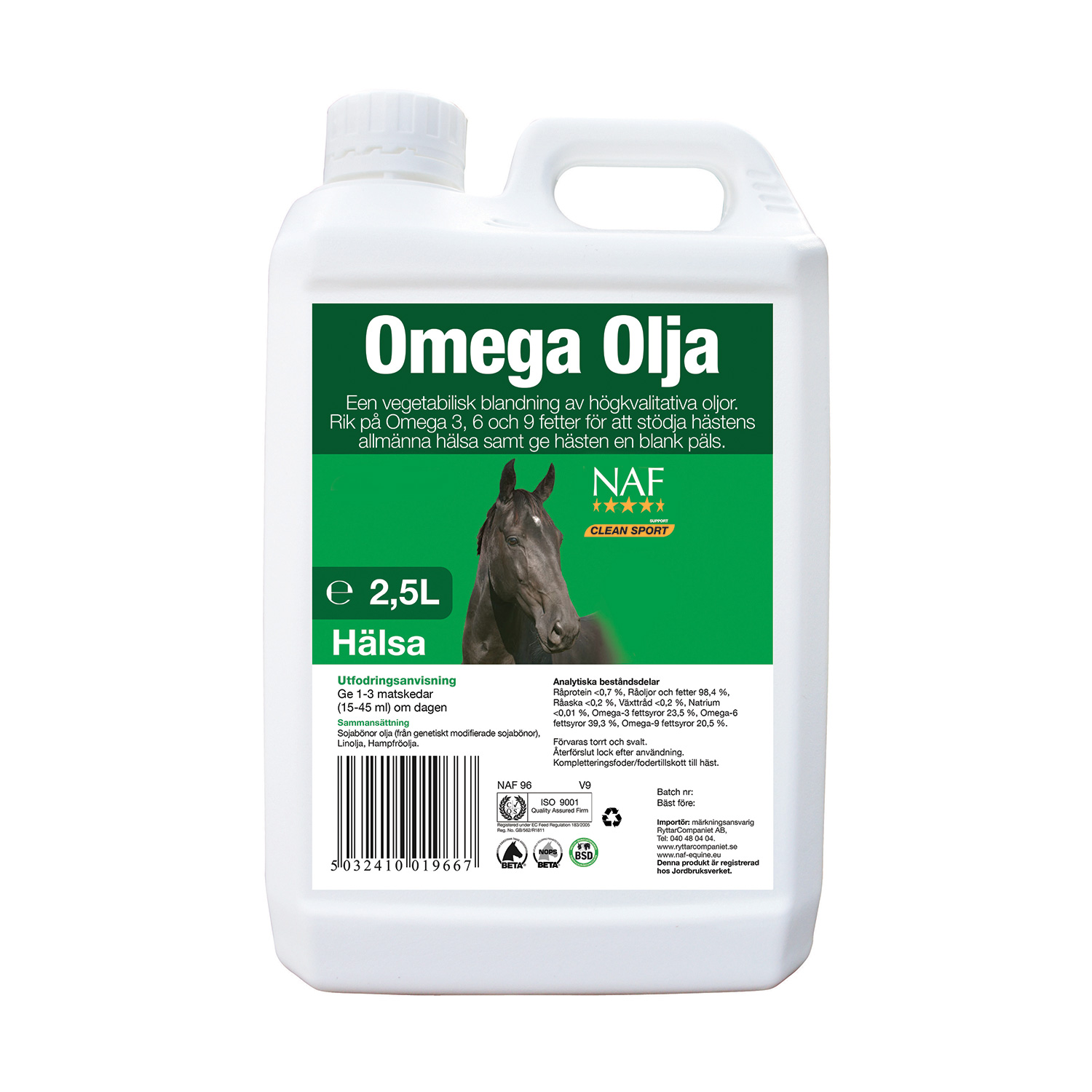 Naf omega oil 2,5 l