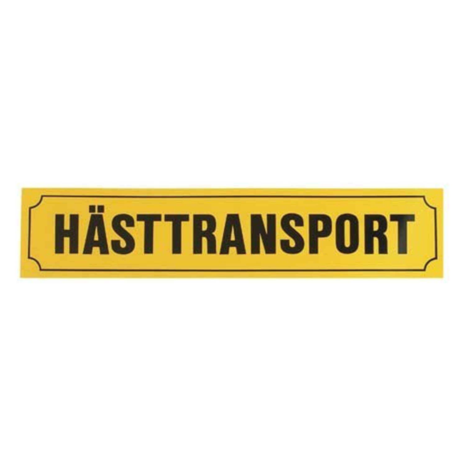 KLISTREMERKE HESTETRANSPORT 90 x 20 CM